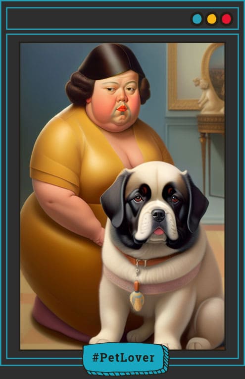 Los perros que Botero recreo