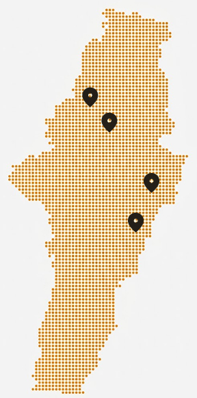 Mapa de ubicaciones Nutriss