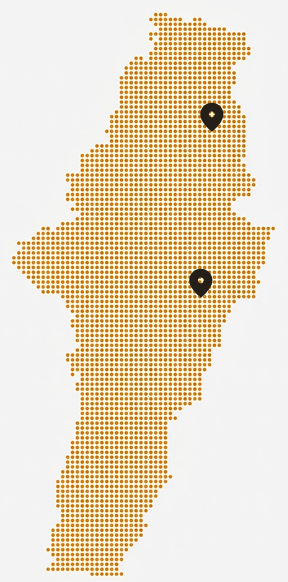 Mapa de ubicaciones Nutriss