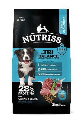 Nutriss Tribalance con Carne y Leche para perros cachorros